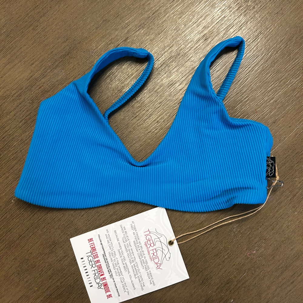 Ruth Bralette Tiger Friday Child Medium Azure